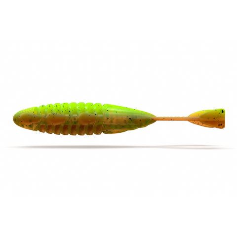 Crawlet 65mm Brown/Chartreuse