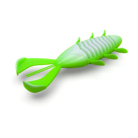 Crawlet 65mm White/Chartreuse