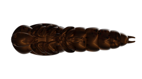 Lively Larva 40mm │ Mørk Motor Oil